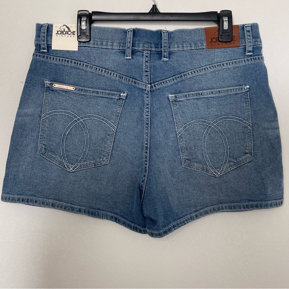 Jordache Vintage Cindy Triple Needle Short Womens size 33 NWT - Picture 2 of 5